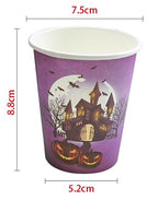 Halloween Pappkopper, 10 stk