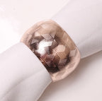 6 Rose Gold Serviettringer