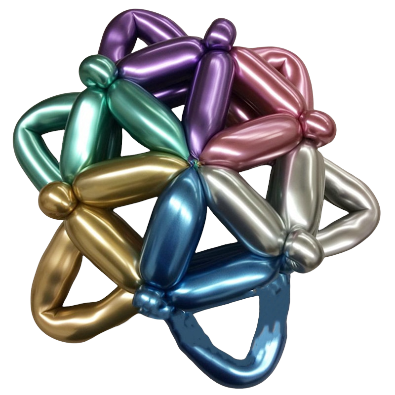 100 Figurballonger og Ballongpumpe