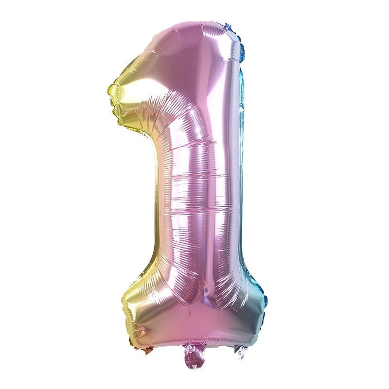 Pastell Tallballonger,  80 cm
