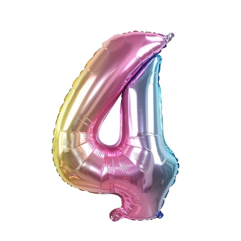 Pastell Tallballonger,  80 cm