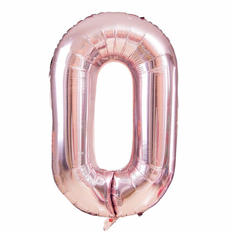 Rose Gold Tallballonger, 80 cm