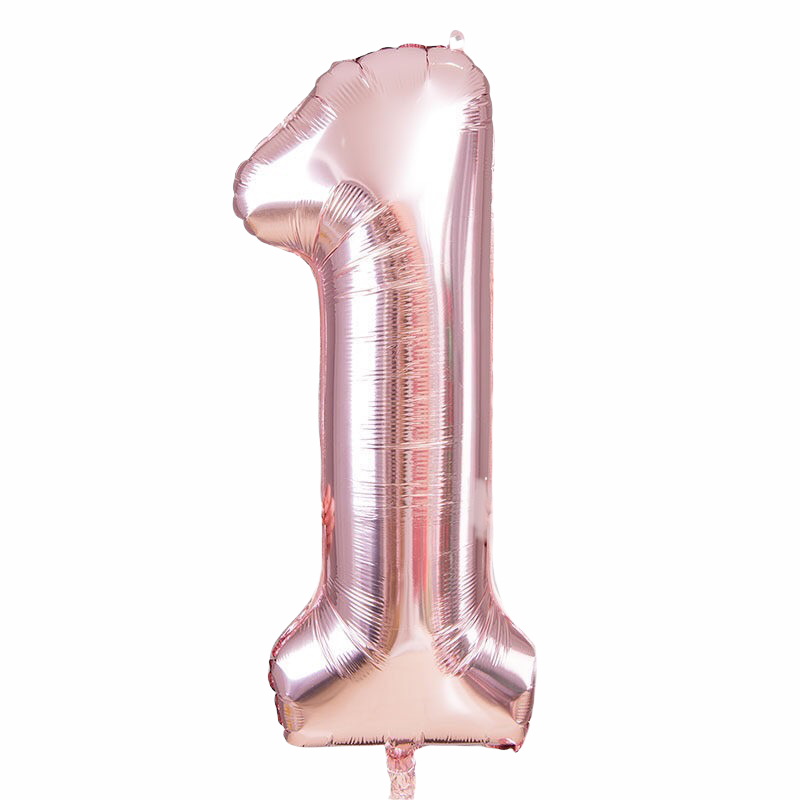 Rose Gold Tallballonger, 80 cm