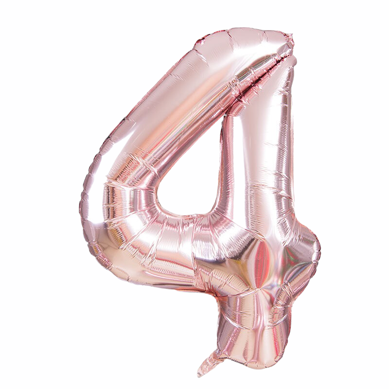 Rose Gold Tallballonger, 80 cm