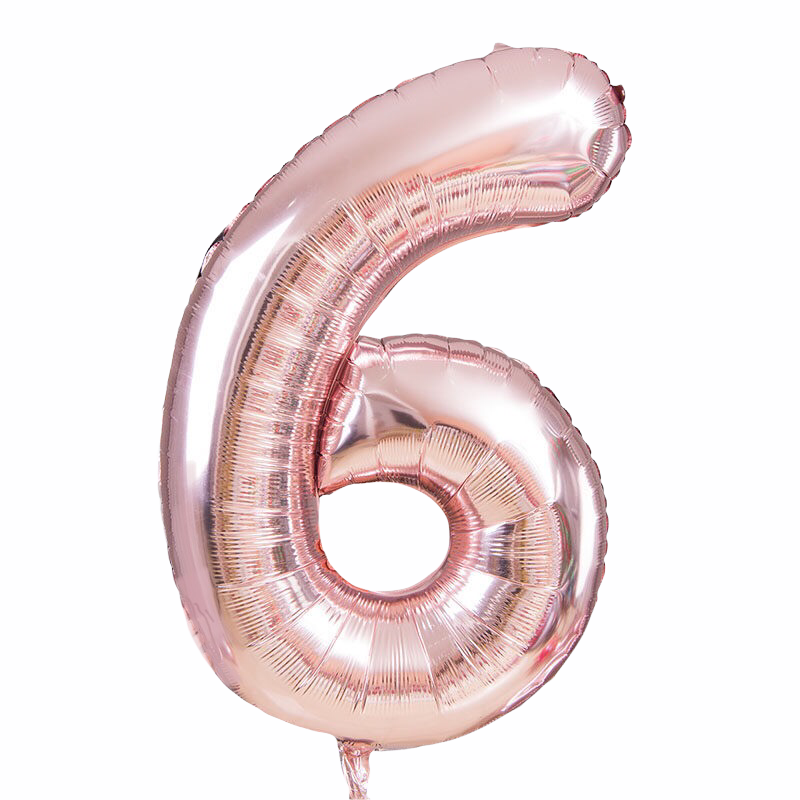 Rose Gold Tallballonger, 80 cm
