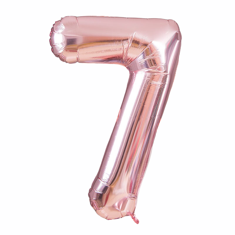 Rose Gold Tallballonger, 80 cm