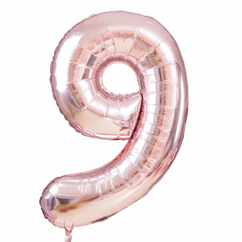 Rose Gold Tallballonger, 80 cm
