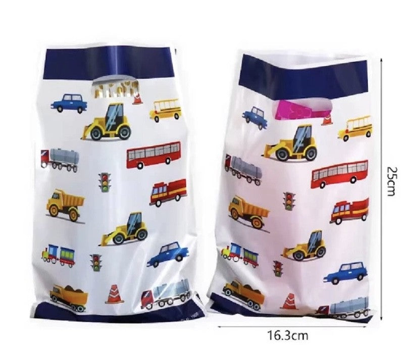Biler Candy Bags, 8 stk
