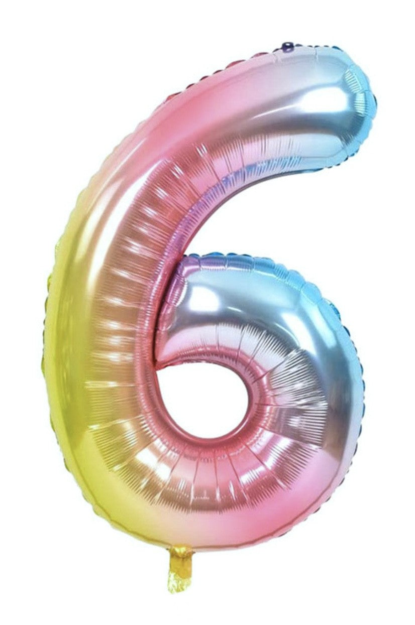 Pastell Tallballonger, 1 meter høye