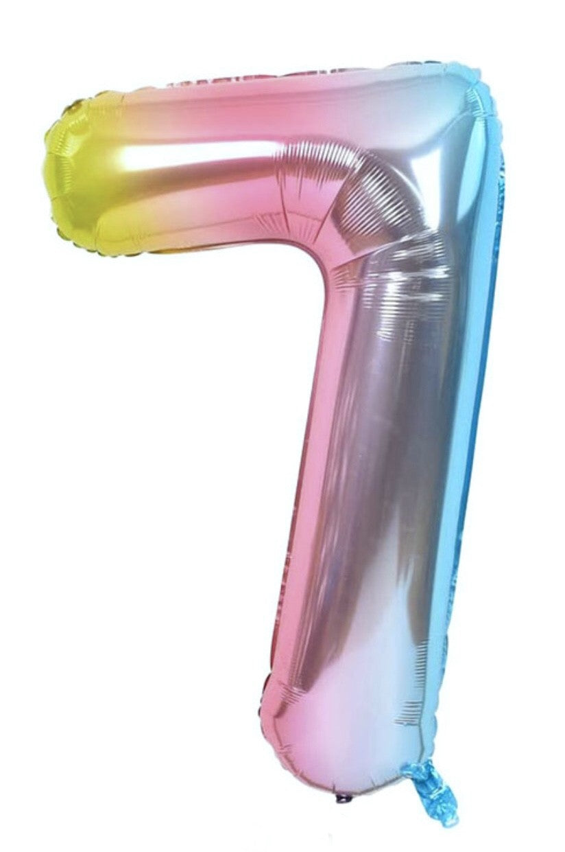 Pastell Tallballonger, 1 meter høye