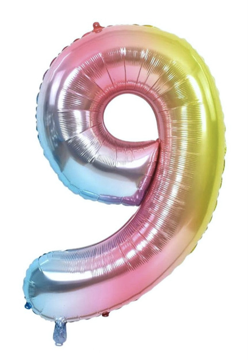 Pastell Tallballonger, 1 meter høye