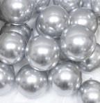 Sølv Metallicballong
