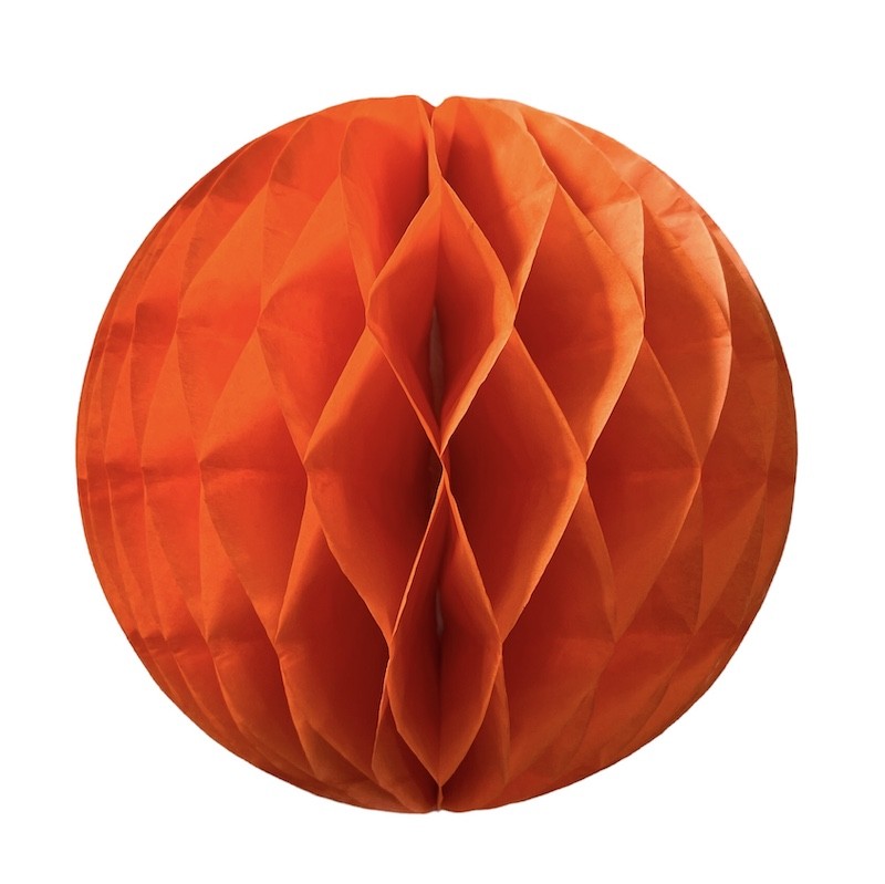 Honeycomb, Orange 25 cm