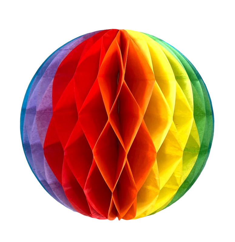 Honeycomb, Flerfarget 25 cm
