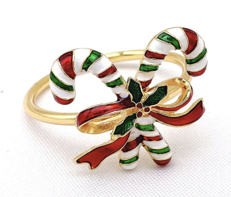 Candy Cane Serviettring