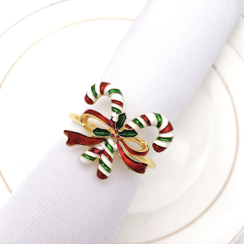 Candy Cane Serviettring