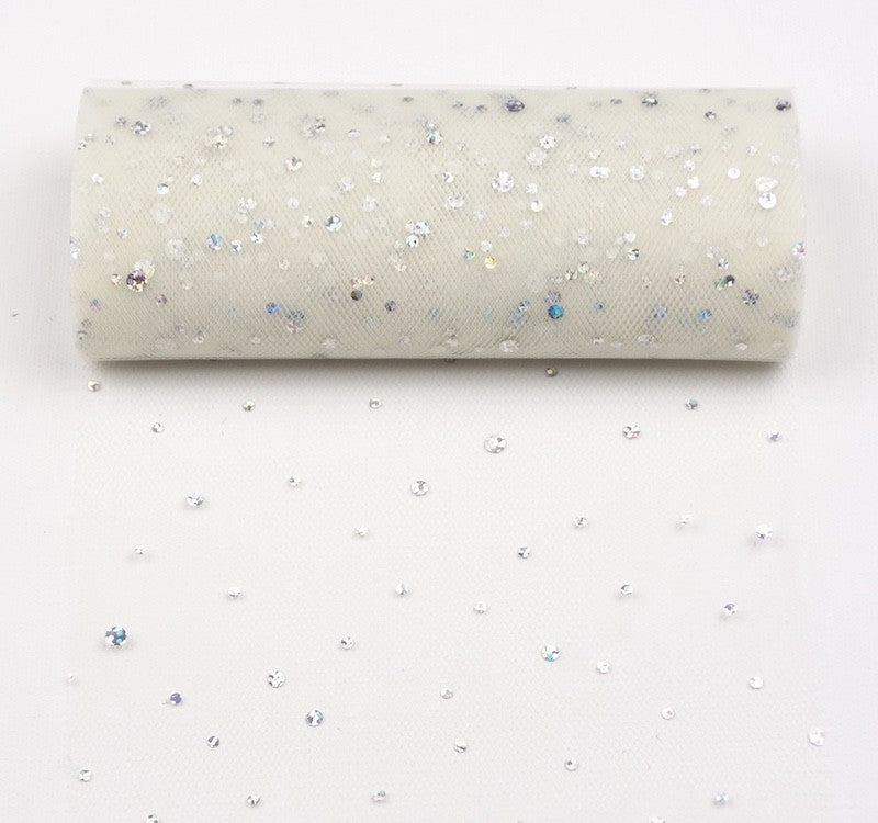 Organza Bordløper, Lys Champagne