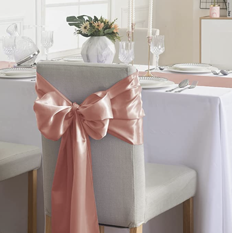 Rose Gold Sateng Bordløper