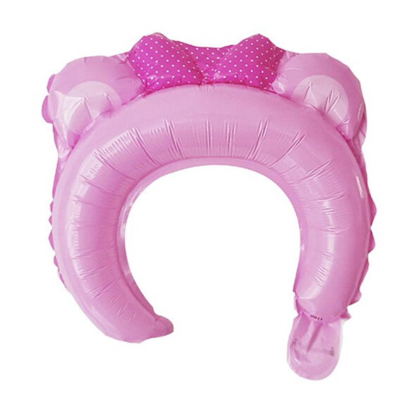Oppblåsbar Hårbøyle, Rosa