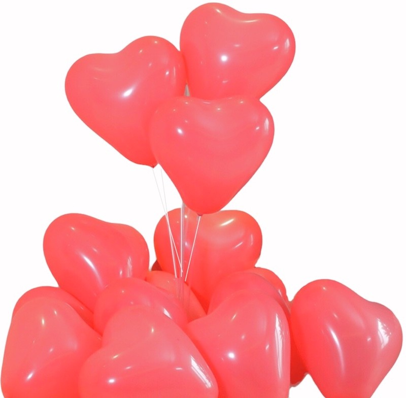 Røde Ballonghjerter, 20 stk