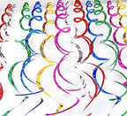 Mellomblå Swirls, 6 stk