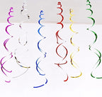 Hvite Swirls, 6 stk