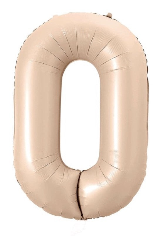 Kremfargede Tallballonger, 1 meter høye