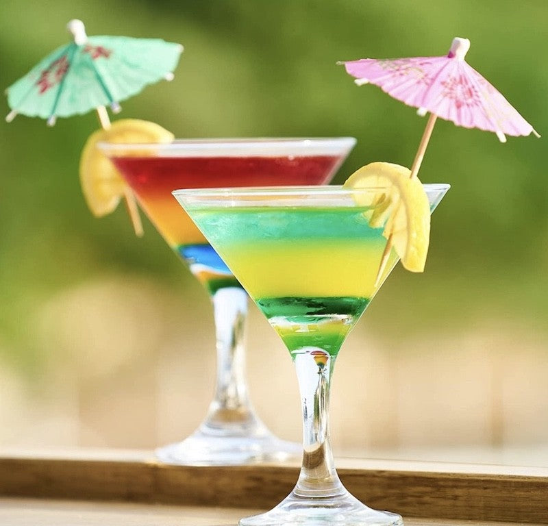 Paraply Cocktailpinner, 20 stk