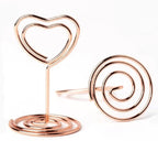 Rose Gold Bordkortholdere, Hjerte