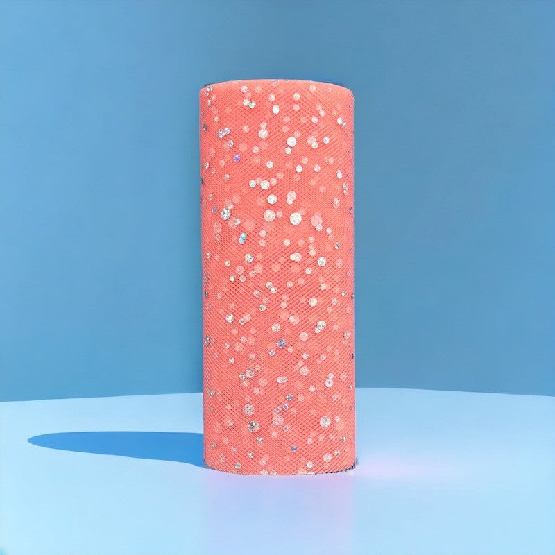 Organza Bordløper, Peach