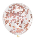 Rose Gold Konfettiballong