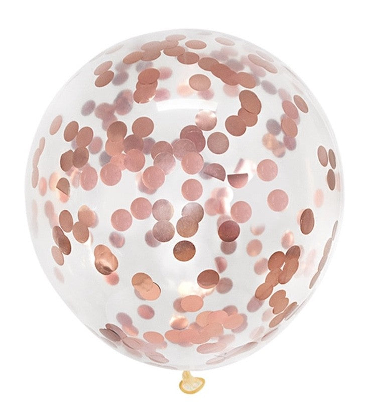 Rose Gold Konfettiballong