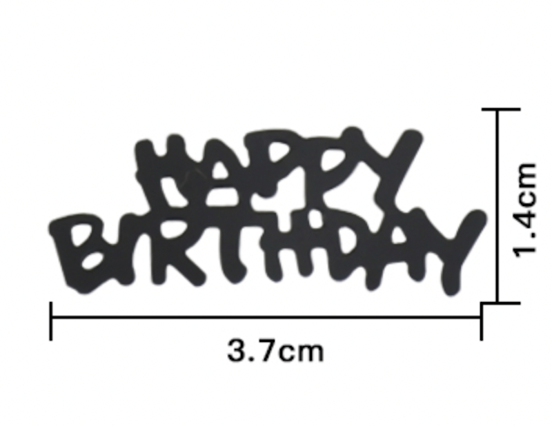 Bordkonfetti Happy Birthday