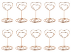 Rose Gold Bordkortholdere, Hjerte