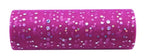 Organza Bordløper, Dyp Rosa