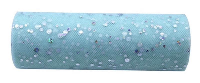 Aqua Organza Bordløper, 20 meter