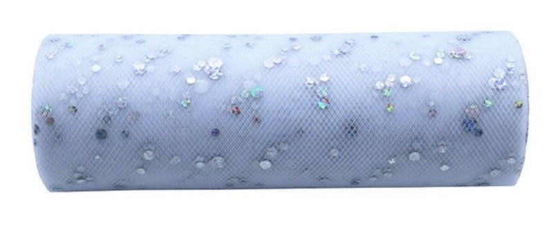 Organza Bordløper, Lyseblå