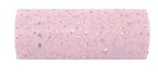 Rosa Organza Bordløper, 20 meter