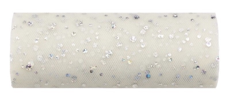 Organza Bordløper, Lys Champagne