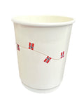 Pappkopper med Flagg, 8 stk