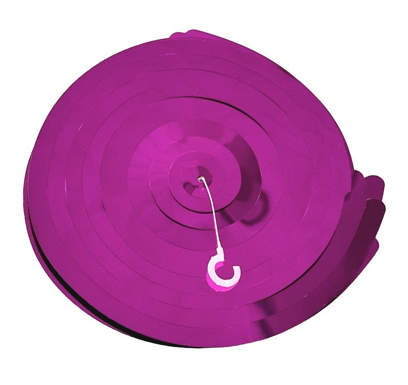Mørkerosa Swirls, 6 stk