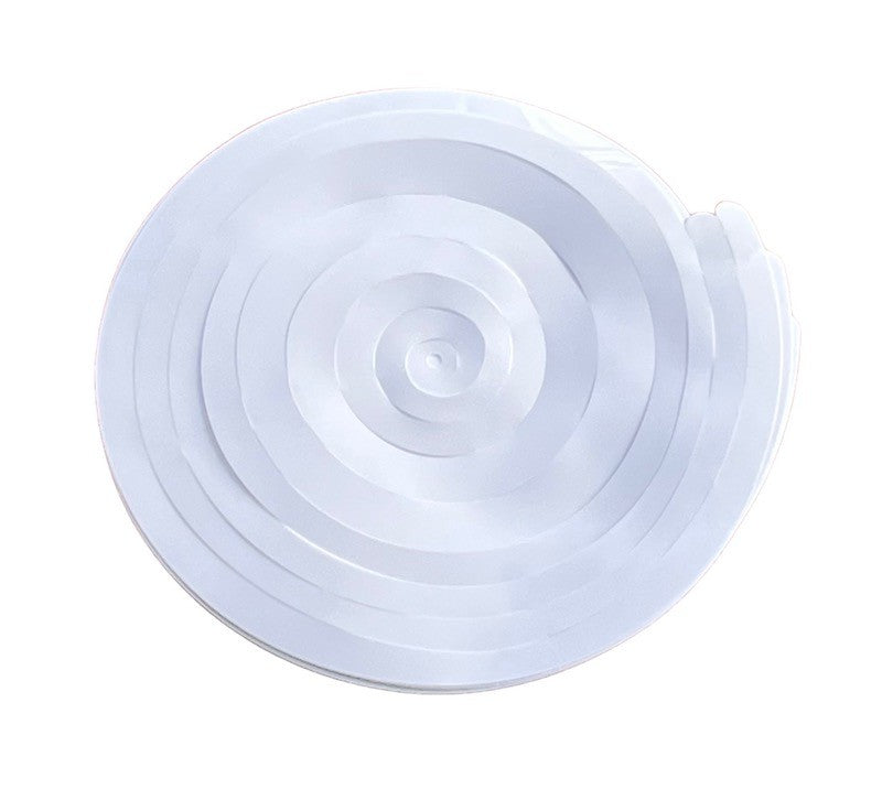 Hvite Swirls, 6 stk