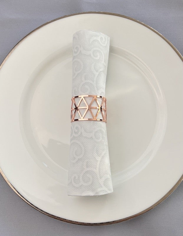 Serviettringer, Rose Gold