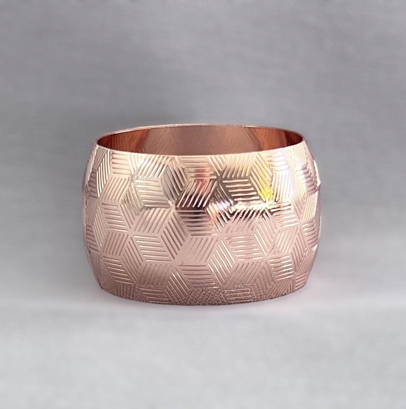 6 Rose Gold Serviettringer