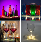 Røde LED lys til flasker og glass