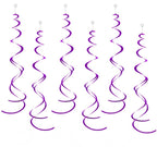 Lilla Swirls, 6 stk
