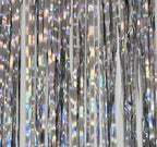 Sølv Perlemor Glittergardin