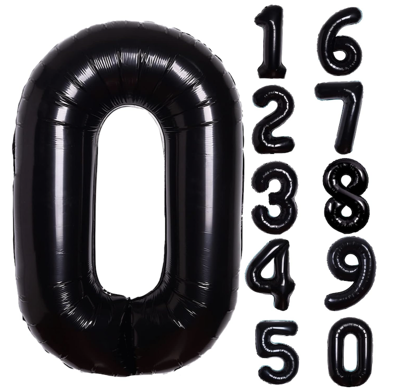 Sorte Tallballonger, 1 meter høye