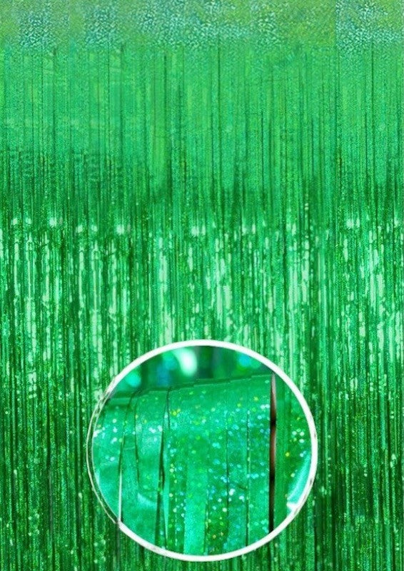 Smaragd Perlemor Glittergardin