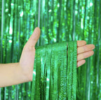 Smaragd Perlemor Glittergardin